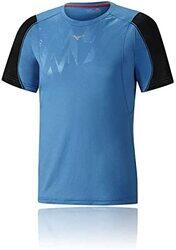 Mizuno Alpha Vent T-Shirt for Men, L, Blue