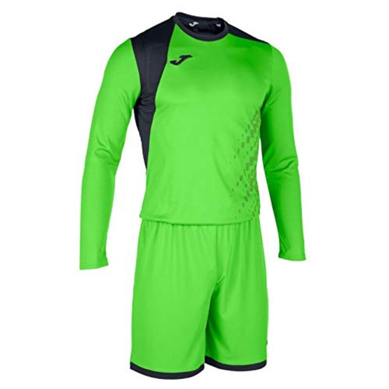 Joma Polyester Zamora IV Goalkeeper Long Sleeve Set for Men, M, Fluor Green