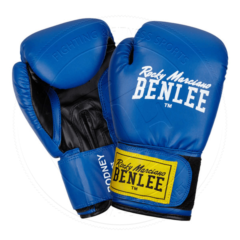Benlee 10-oz Rodney Boxing Gloves, Black/Blue