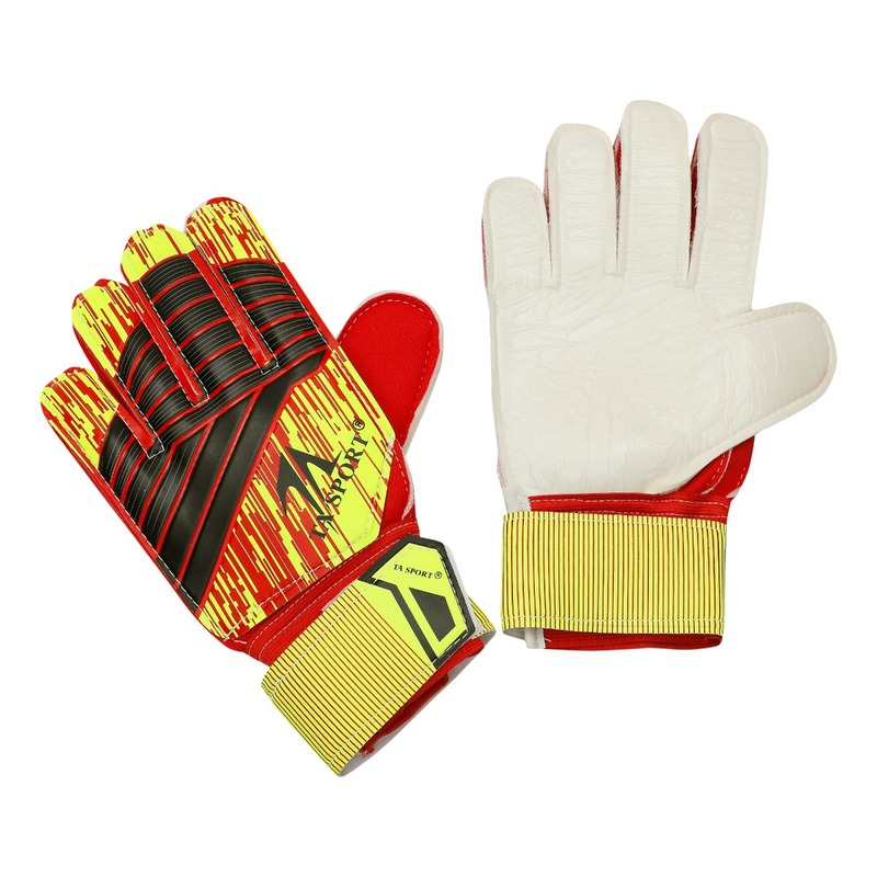 TA Sports Goal Keeper Gloves, Small, Yellow