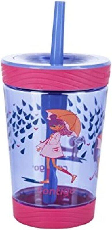 

Contigo Wink Water Bottle Spill Proof Tumbler, 420ml, Purple