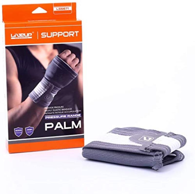 LiveUp Palm Supporter, Small/Medium, Grey