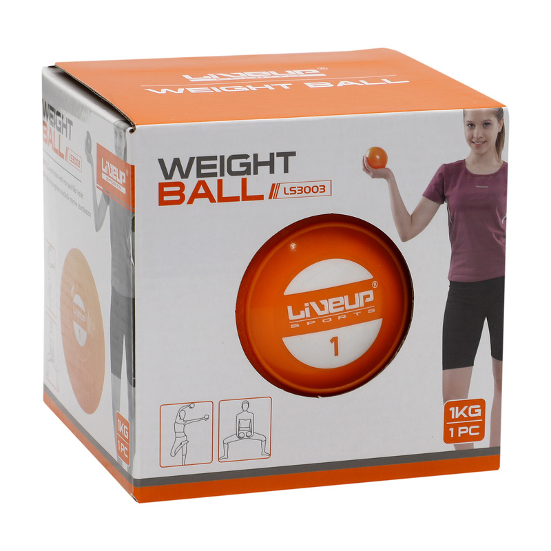 Live-Up Soft Weight Ball, 1 KG, Orange