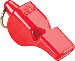 Fox 40 Mini Safety Linyard Whistle, Red
