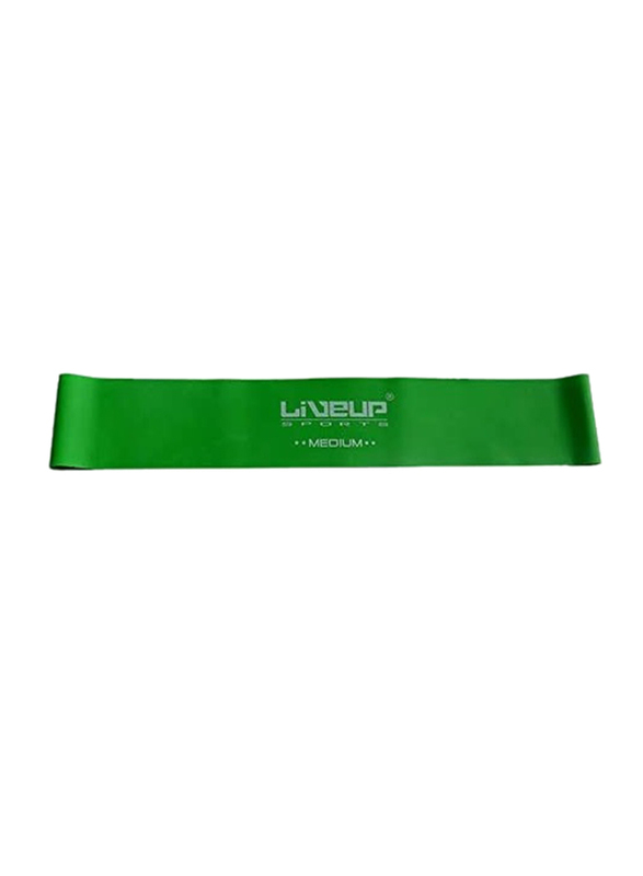 Liveup Exercise Loop Band, Medium, Green