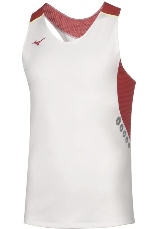 

Mizuno Tank Tops for Men, XL, White/Red