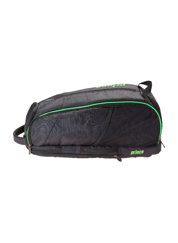 Prince Tour Dufflepack Tennis Backpack, Black/Green