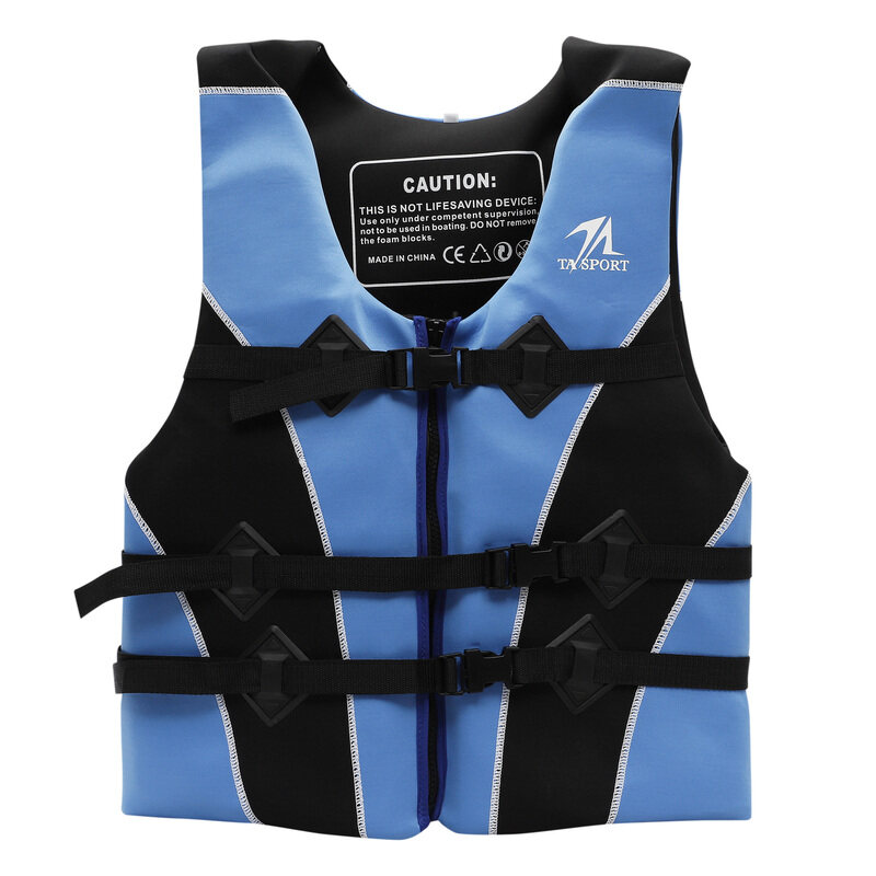 

TA Sport Nylon 3-Buckle Vest Jacket, Extra Large, Blue/Black