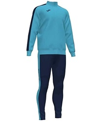 Joma Tracksuit for Men, L, Navy Fluorescent Turquoise