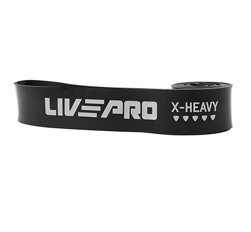 Livepro X-Heavy Resistance Loop Exercise Bands, Black