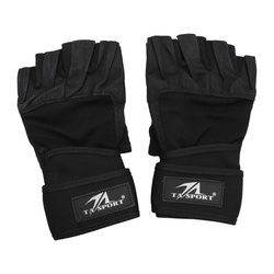TA Sport Premium Weight Lifting Gloves, Large, 20080028, Black