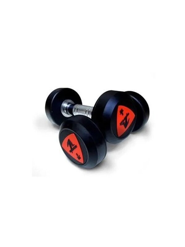 

TA Sport Ls2023 Deluxe Rubber Dumbbell, 2 x 35 Kg, Black