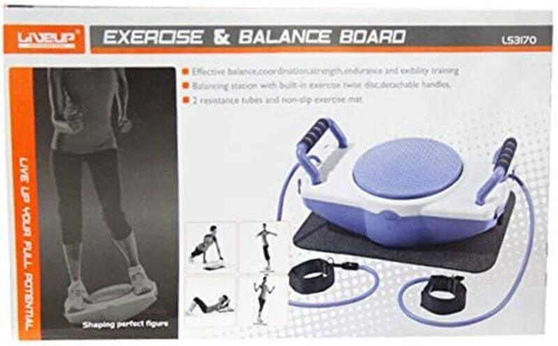

Liveup Exercise Balance Board, Purple/White