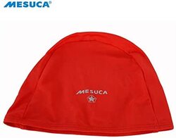 Mesuca Lycra Swimming Cap, M4041, Red