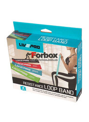 LivePro Resistance Loop Band Set, Multicolour