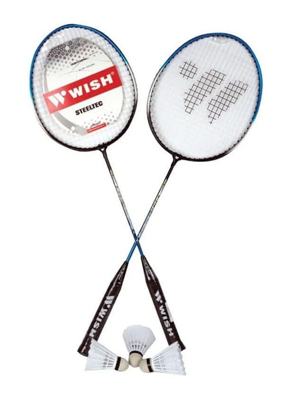 

Wish Unbreakable 2 Badminton Racket, 5 Pieces, Multicolour