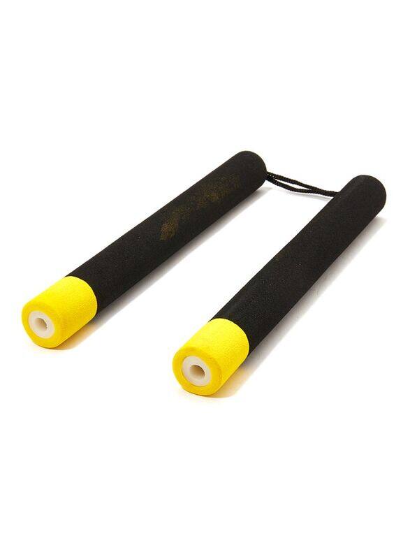 

TA Sports Nanchakus Hardfoam Weapon, Yellow/Black
