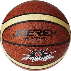 Joerex Size-7 Be Active Basketball, Brown/Beige