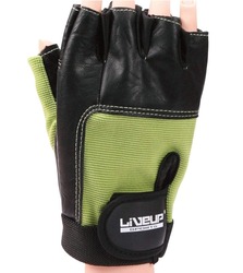 Liveup Small/Medium Training Glove, Black/Green