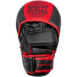 Benlee Artificial Leather Hook & Jab Pads, Black/Red