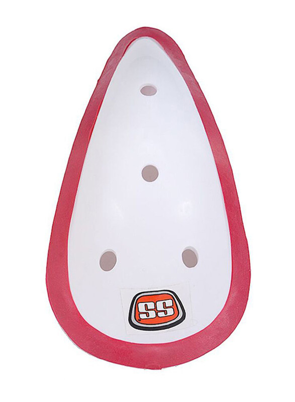 

SS Sunridges Player Series Cricket Abdominal Guard, White/Pink
