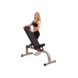 Body Solid Flat & Incline Bench Set, Silver/Black