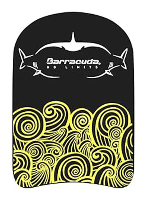 

Barracuda Glow Party Compact Shark Kickboard, Black/Yellow