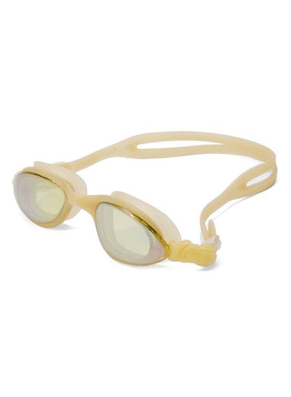 

TA Sport Anti-Fog Swimming Goggles, Beige/Gold/Clear