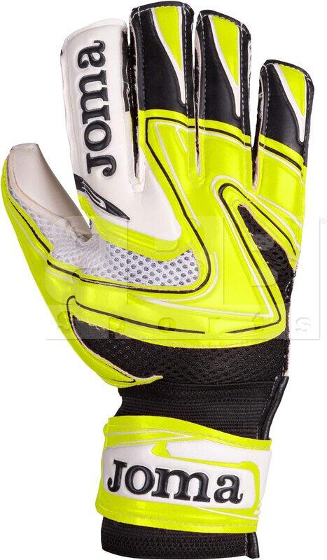 

Joma Size-7 Hunter Fluor Goalkeeper Gloves, 400452.060, Yellow/Black