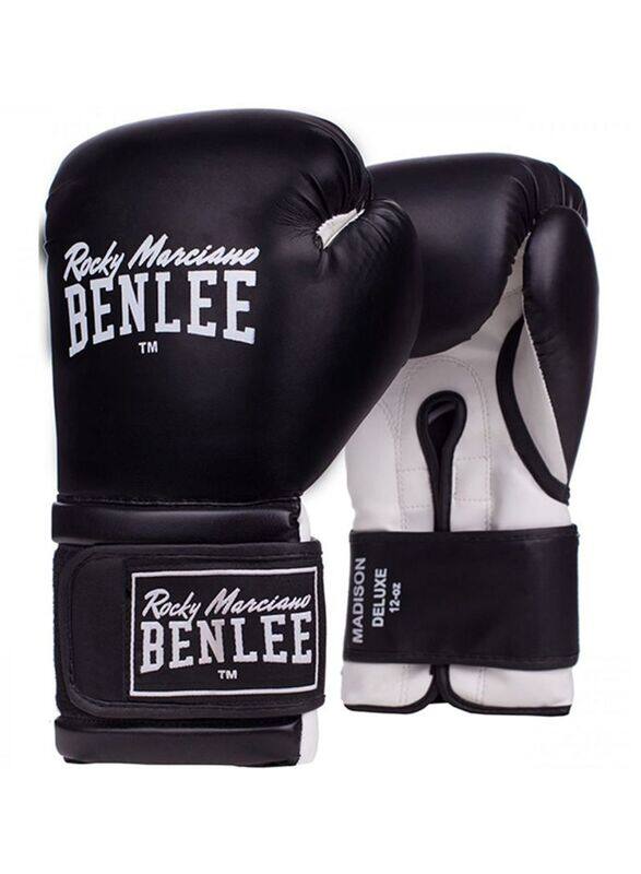 

Benlee 10-oz Madison Deluxe Leather Boxing Gloves, Black