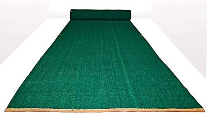 Karson Half Size Cricket Mat, 33x8Ft, Green