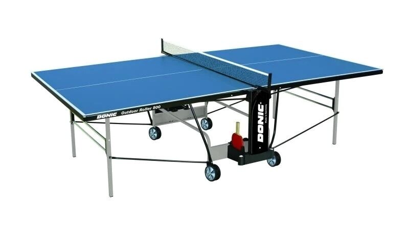 

Donic Indoor Roller 800 Table Tennis Table, Blue