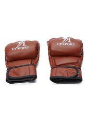 TA Sport Extra Large MMA Gloves BQ4101, X-Large, Rust Red/Black
