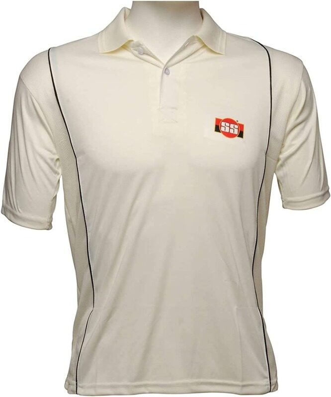 

SS Cricket T-Shirt for Men, Large, Cream