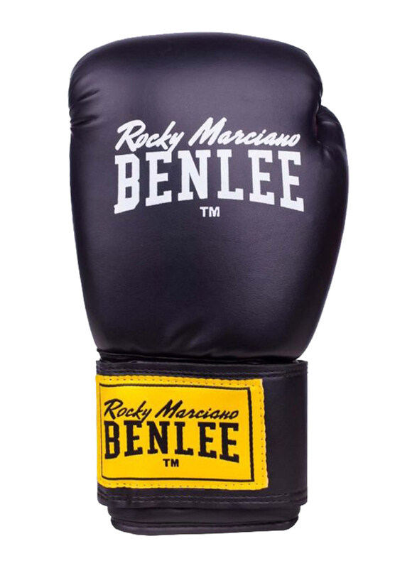 

Benlee 10-oz Rodney A Leather Boxing Gloves, 194007/1503, Black/Red