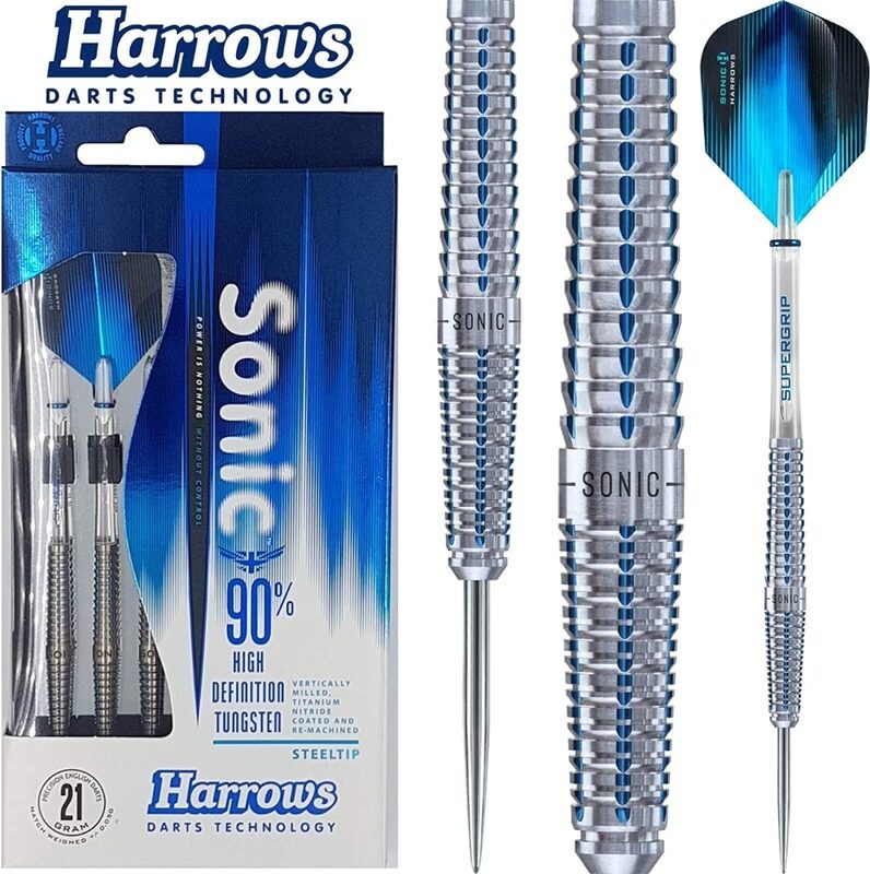 

Harrows Steel Tip Sonic Darts 21 gm, Multicolour