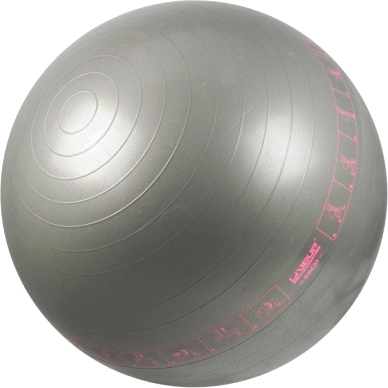 Live Up Yoga Ball, 65cm, 34060112, Pink