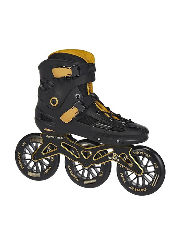 

TA Sport Skate Shoes 3 Big Wheels Inline Skate, F1-Usa, Black