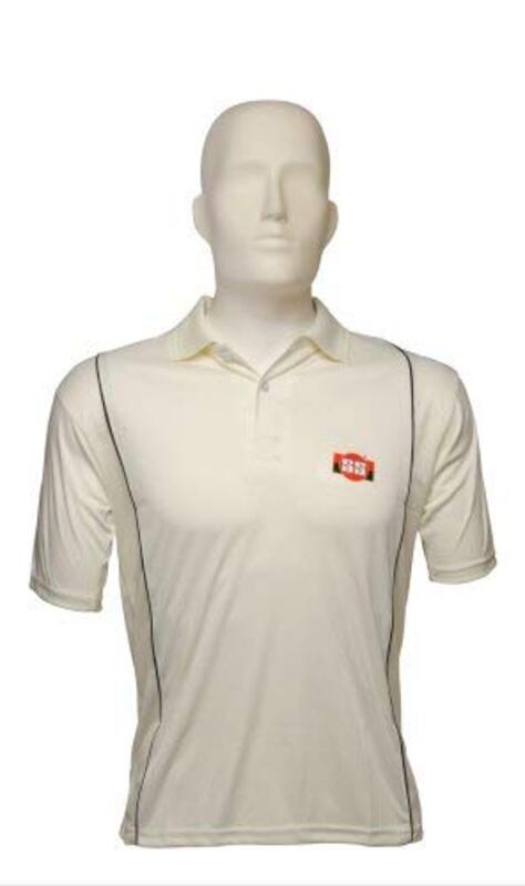 Sareen Sports Polyester Cricket Polo T-Shirt for Men, M, White