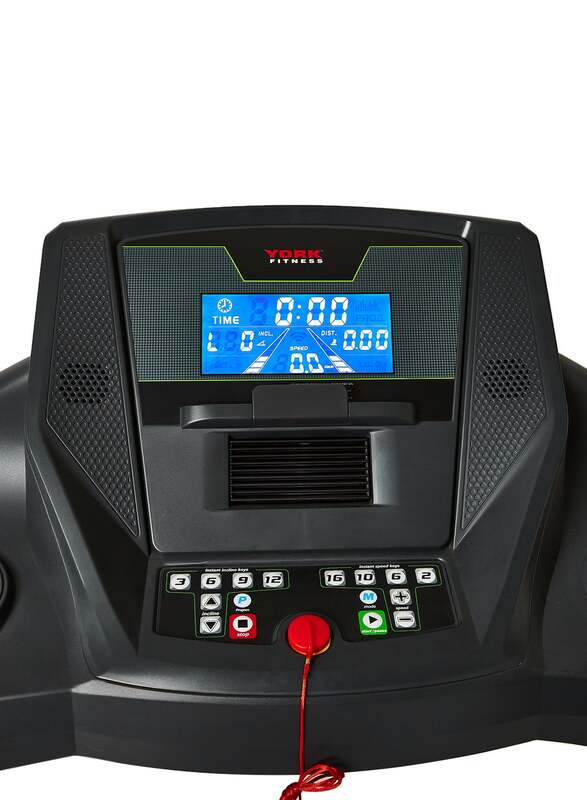 York Fitness 3.0 HP Treadmill, Black/Grey