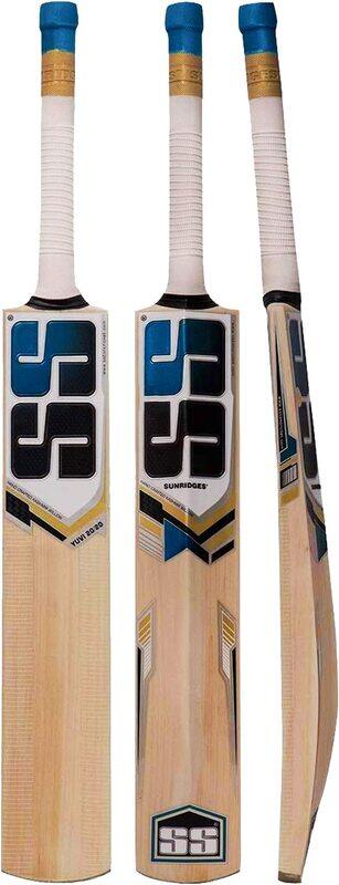 

SS Sunridges Yuvi 20-20 Willow Leather Ball Cricket Bat, Multicolour