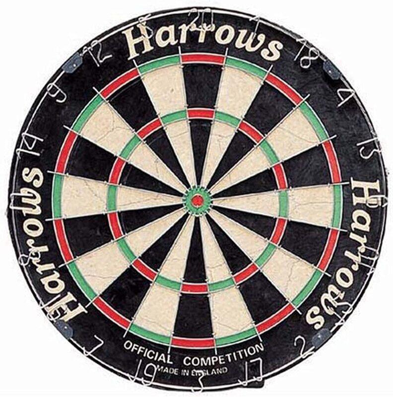 

Harrows Official Competition Bristle Dart Board, JE03D/JE01/EA308, Multicolour