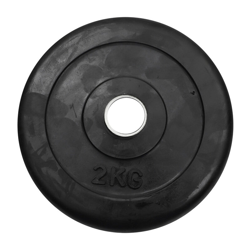 

TA Sport Rubber Weight Plate, 54050411, 2 KG, Black