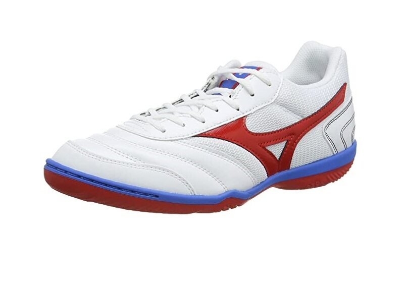 

Mizuno Mrl in Sala Club Futsal Synthetic Unisex Sport Shoes, White/Red