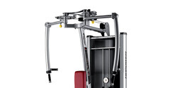 BH Fitness Rear Deltoid Machine, 229Kg, 13070799, Silver/Red/Black