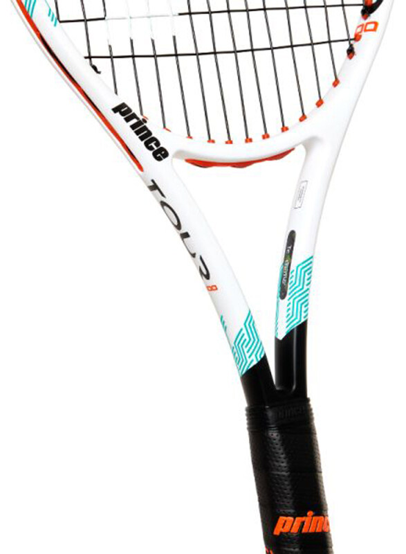 Prince Tour 100 Tennis Racket, 290 Grams, Grip 3, 27 inch, White