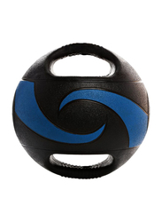 TA Sport Medicine Ball with Grip, 10KG, Blue/Black,