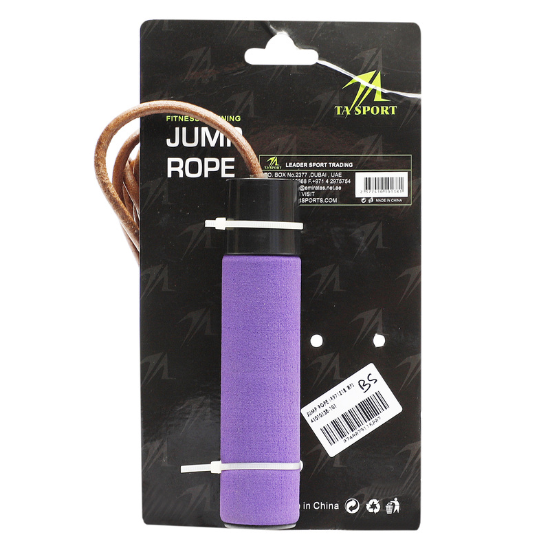 TA Sport Jump Rope, Ir97121B, Purple/Brown