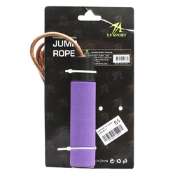 TA Sport Jump Rope, Ir97121B, Purple/Brown