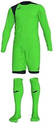 Joma Polyester Zamora IV Goalkeeper Long Sleeve Set for Men, M, Fluor Green